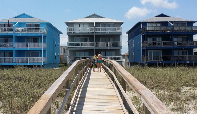 Relax Oceanfront at our 2-bedroom Oceanfront condo in Carolina Beach in Carolina Beach