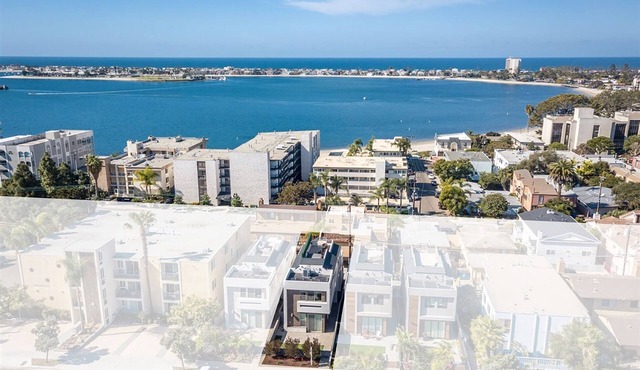 Relax, recharge and enjoy panoramic sunset views over the bay and ocean in this luxurious home in San Diego