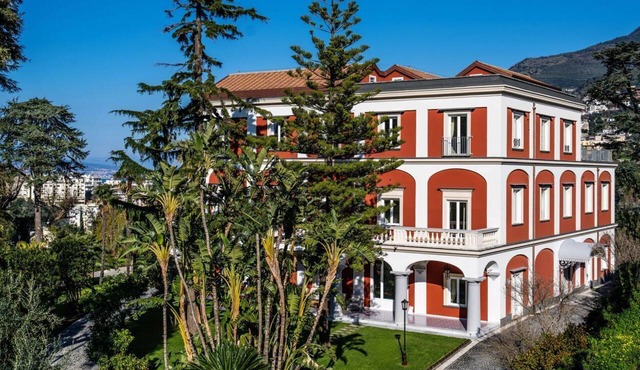 Signature Villa Overlooking the Gulf of Naples with biolake and garden in Vico Equense
