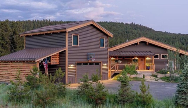 Spacious 4-bedroom secluded private estate located in fabulous Big Sky, MT.