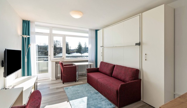 Studio Apartment "Huber Living Basic 109" with Balcony & Wi-Fi in Germering