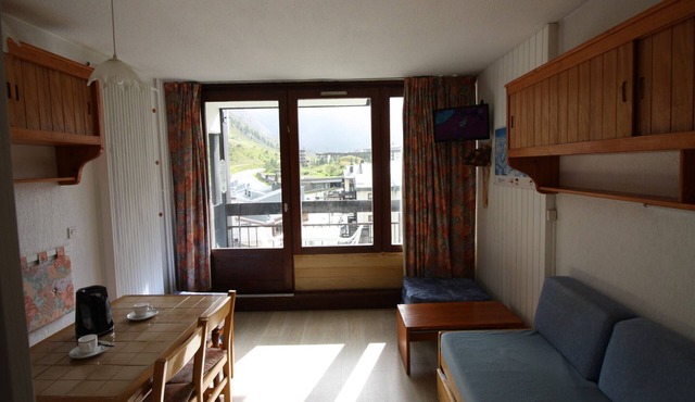 Studio for 4 in Tignes-Le Lavachet with view in Tignes-Le Lavachet