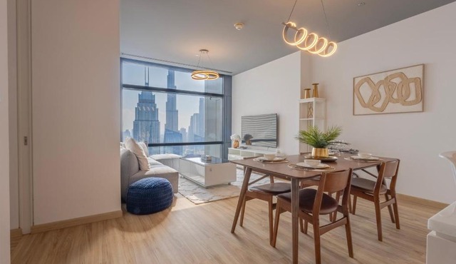 Stunning Burj Khalifa & Downtown Views - Elegant 1BR in The Iconic Index Tower