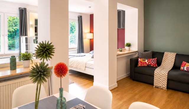 The garden flat in Luxembourg