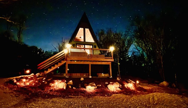 The Linkin: a cozy mountain cabin w/king bed in Ironton