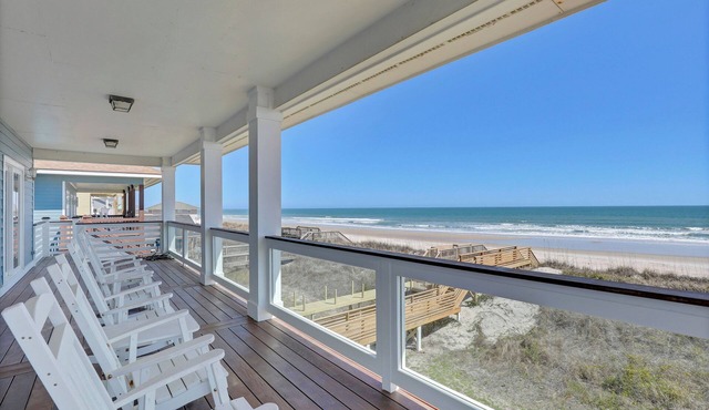 Turtle’s Trove Oceanfront House in North Topsail Beach - 5 beds, 5.5 baths in North Topsail Beach