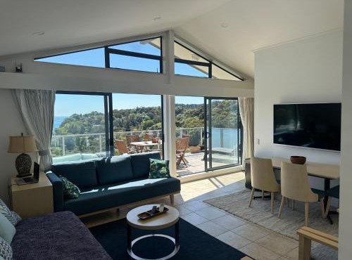 Waiheke Resort-Palm Breeze 1 Double Bedroom Seaview 95m Apartment