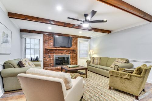 Walk to Parks & Town Square: Cary Home w/Yard! in Cary