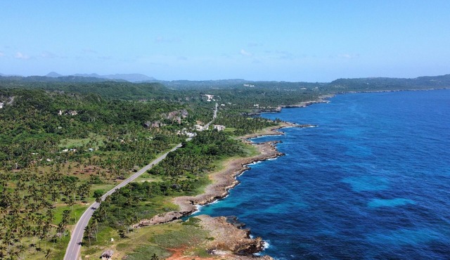 We are ON the ocean, just 5 minutes from Las Galeras, Samana in El Frances