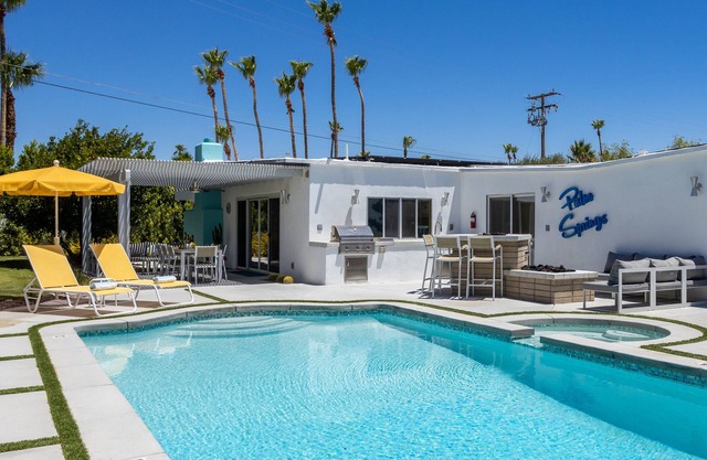 Mellow Yellow Butterfly – Iconic Alexander Home in Palm Springs