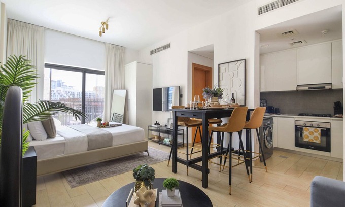 Al Barsha Apartment | Bright Studio near Miracle Garden - Barsha South!