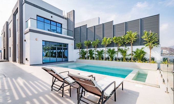 Sharm Villa | Elegant 4BR Villa with Assistant Room in Al Dana Island, Sharm, Fujairah