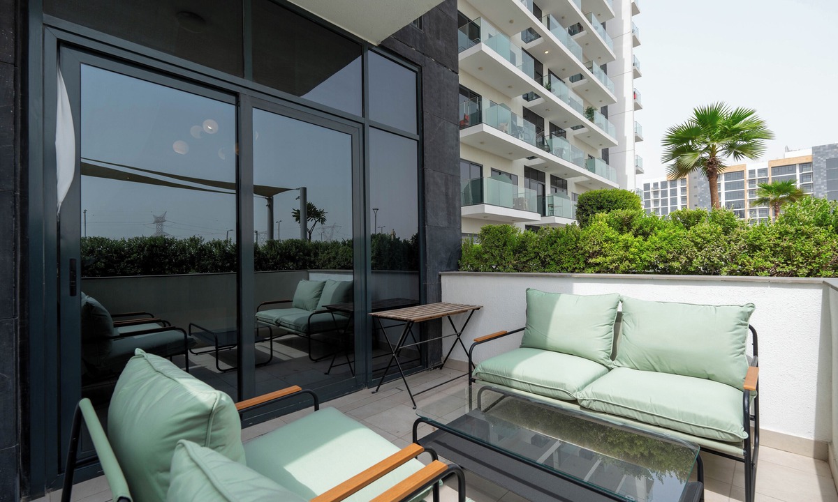 Nad Al Sheba Apartment | Modern Studio in Azizi Riviera 46