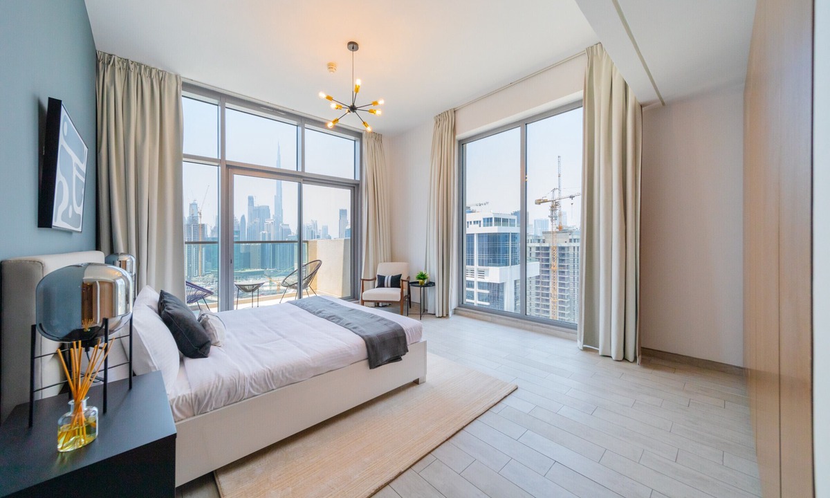 Business Bay Apartment | Amazing Skyscraper 3BR with Burj Khalifa View