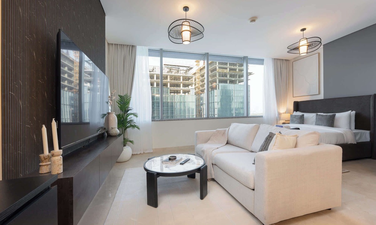 Bur Dubai Apartment | Free housekeeping visits during your stay - StayShort - Extravagant Studio in DIFC with Skyline Views!