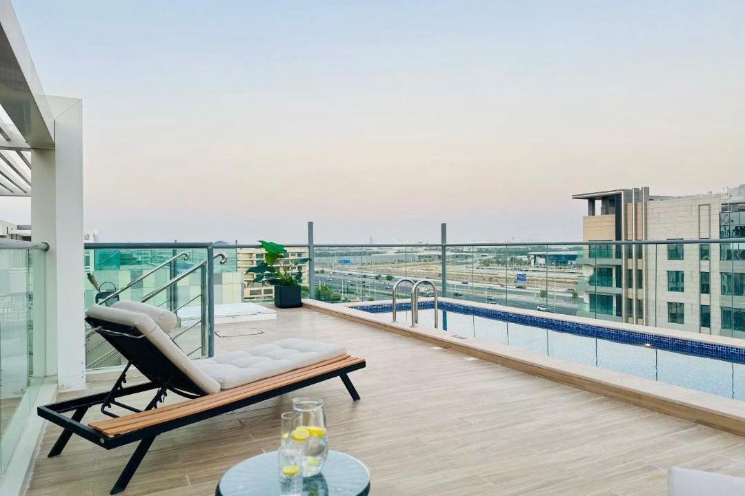 Al Raha Beach Apartment | Penthouse with Private Pool Al Raha Lofts 1