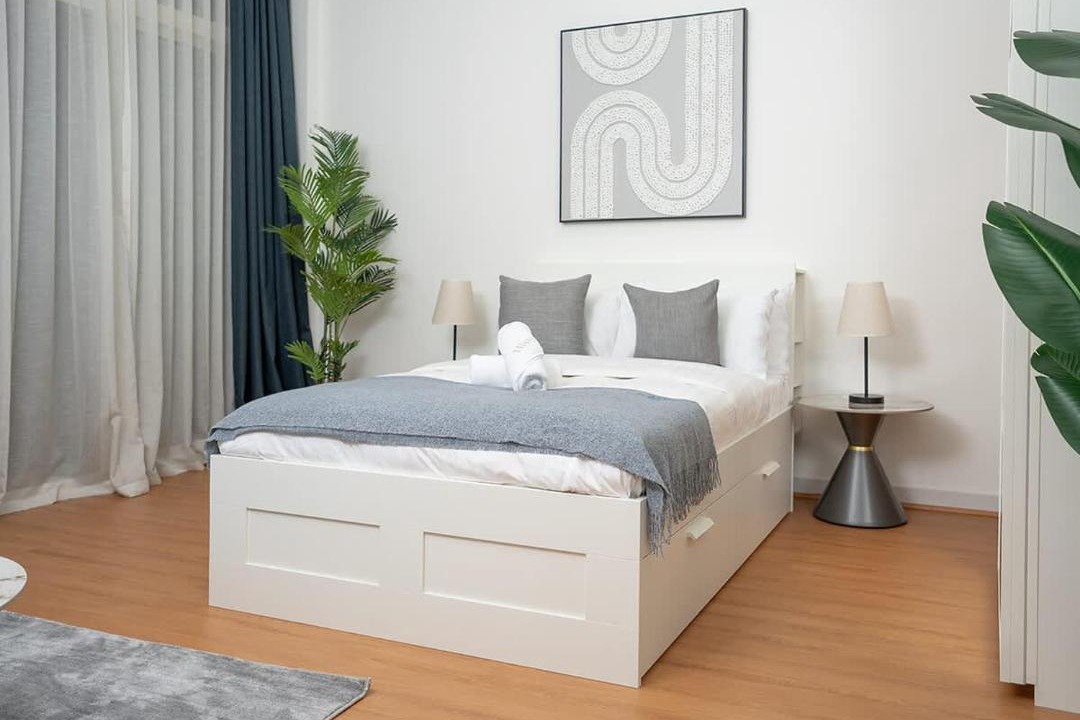 Dubai Apartment | Elegant Studio at Arabian Gate - Dubai Silicon Oasis, with Pool & Free Parking