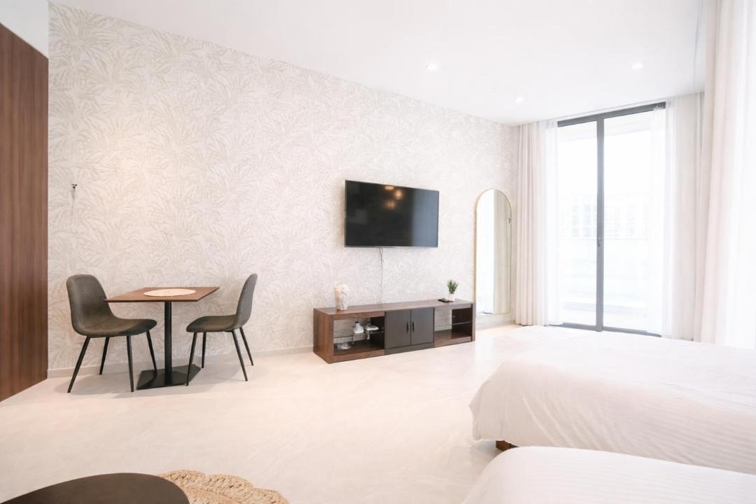 Al Barsha Apartment | Stylish modern studio near Miracle Garden with Gym, Pool and Padel court