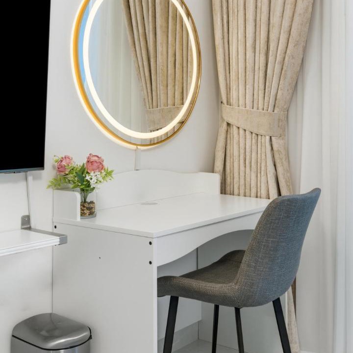 Al Barsha Apartment | Modern Studio on 27th Floor with Miracle Garden Views