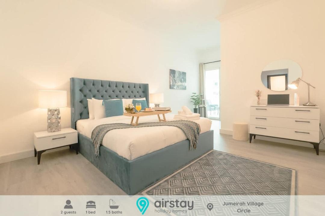 Jumeirah Village Circle Apartment | Airstay - Spacious 1BR - Pool Views - Next to FIVE Hotel - Monthly Offer Available