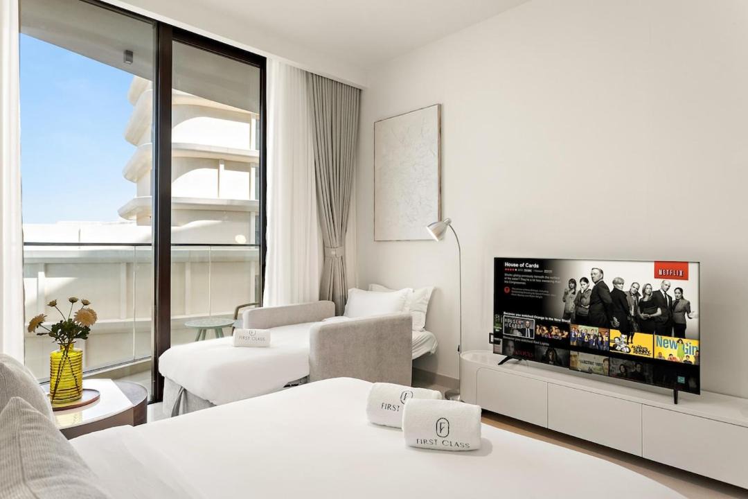 Mina Al Arab Apartment | FIRST CLASS StudioLuxury Beach View Bliss
