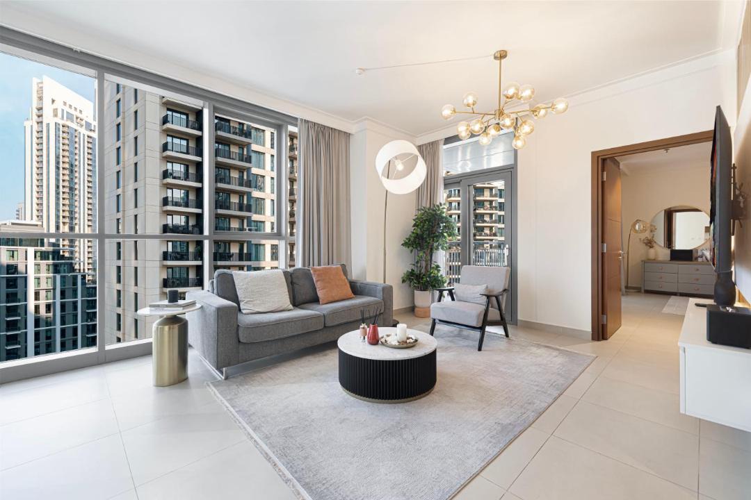 Dubai Apartment | Huge Modern 1BR in Creek Harbour steps to Central Park with a creek view and infinity pool by La Brisa Dubai