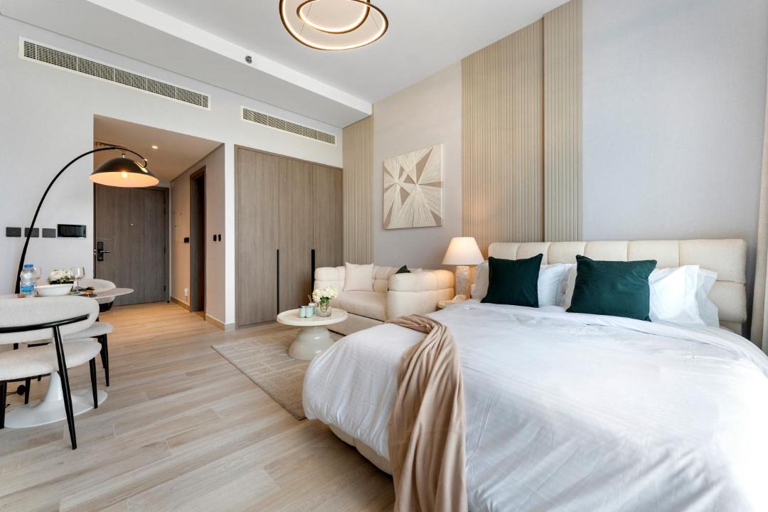 Al Barsha Apartment | Oxford Gardens Premium Studio with Cinema & Game Room