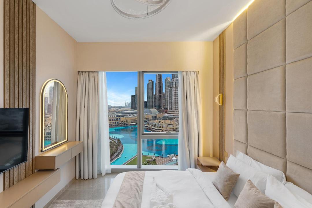 Downtown Dubai Apartment | 2BHK Full Burj & Fountain View at Grande 2Min walk to Dubai Mall