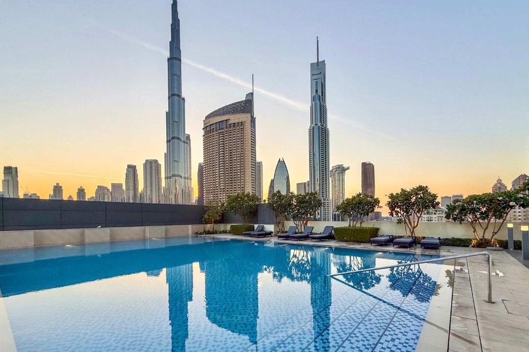 Bur Dubai Apartment | Elegant 4BR Apartment with Burj Khalifa and Fountain Views Connected to Dubai Mall