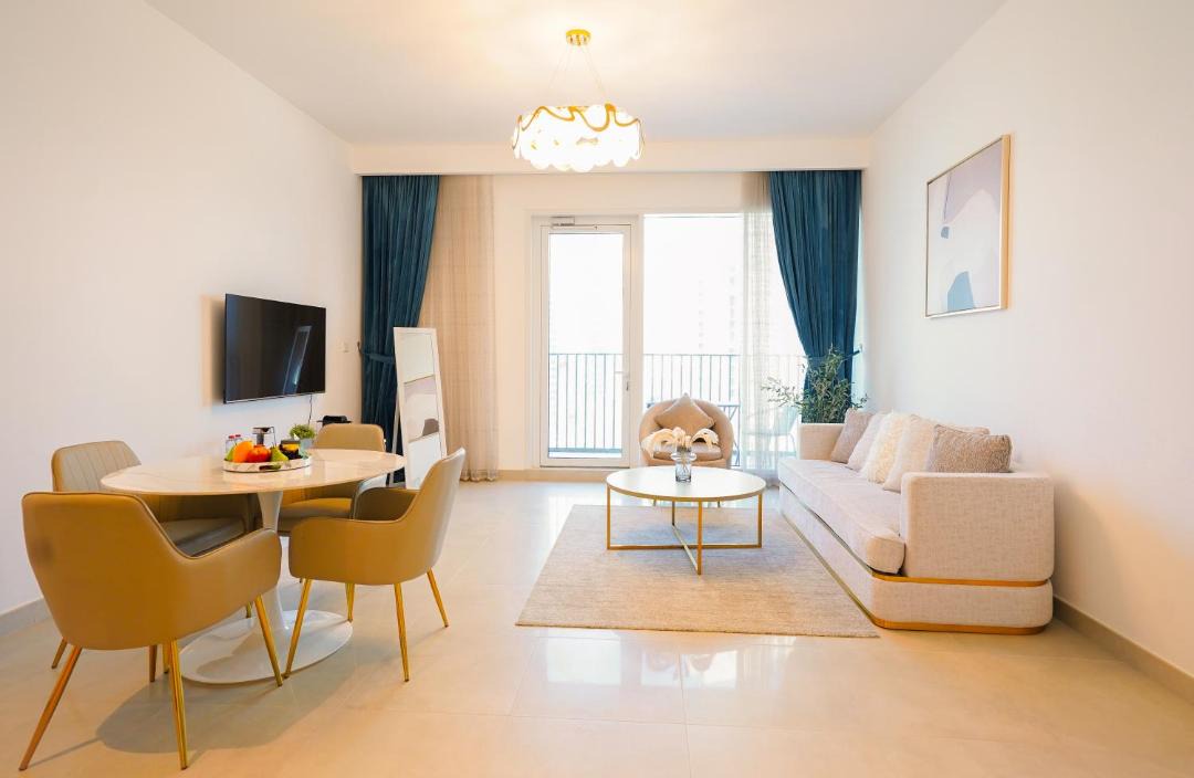 Dubai Apartment | CitiHome-1BR Large Living Room Ideal for Small Families