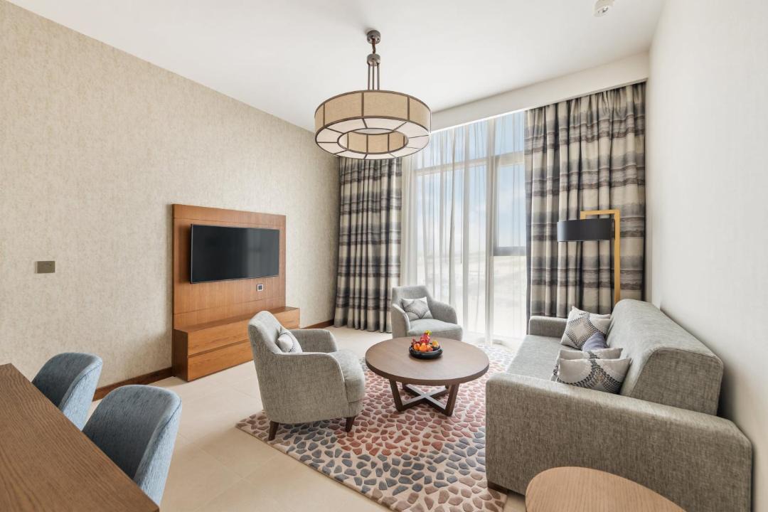 Dubai World Central Apartment | Staybridge Suites Dubai Al-Maktoum Airport by IHG