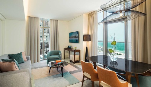Family Suite, 2 Bedrooms, Sea View (Dining, Kitchen, Palm)