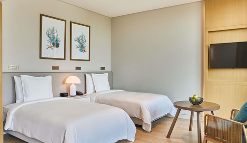 Beachfront Junior Suite with Private Terrace - 2 Single Bed