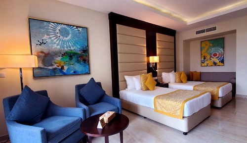 Deluxe Twin Room, 2 Twin Beds, Sea View