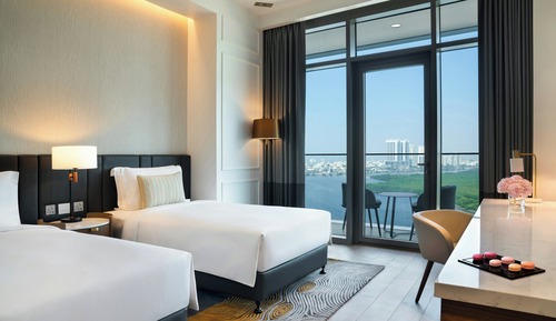 Basic Room, 2 Twin Beds, Balcony, Sea View