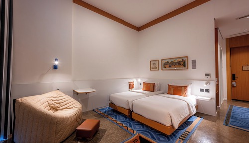 Standard Twin Room, Multiple Beds, Smoking, City View