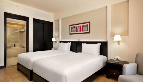 Twin Guest Room with Terrace and Sea View