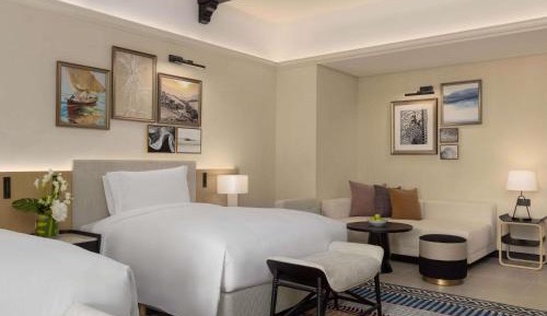 Luxury Queen Room with Two Queen Beds and Garden View