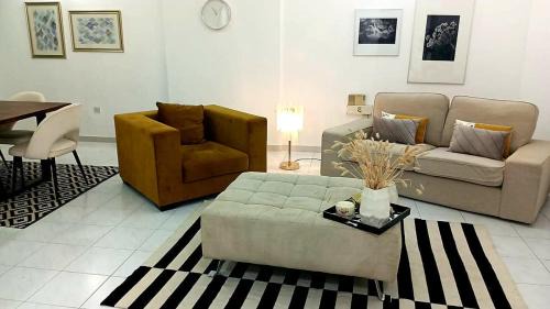 Three-Bedroom Apartment with Balcony