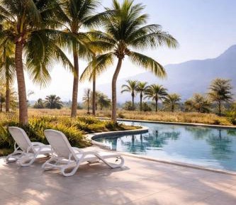 Two-Bedroom Apartment with Pool View