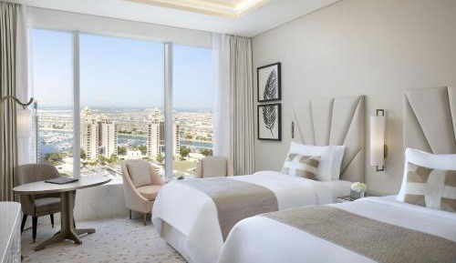 Deluxe Twin Room with City View, KYMA beach access, Signature St. Regis Butler Service