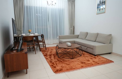 Dubai Apartment | SkyCourt Tower By Hostiva