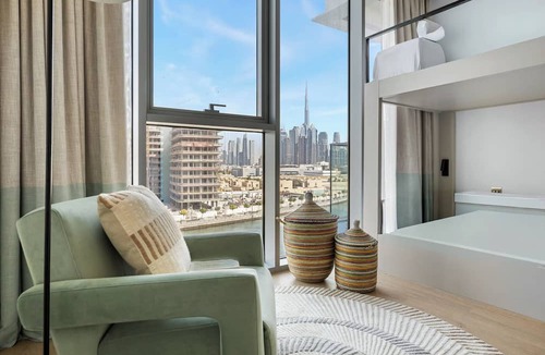 Al Safa Apartment | 3BR with Burj Khalifa and Canal View