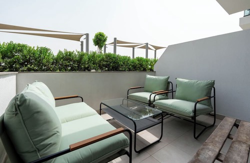 Nad Al Sheba Apartment | Modern Studio in Azizi Riviera 46