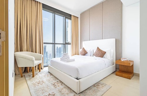 Bur Dubai Apartment | Superhost Elegant 3BR Burj Khalifa View