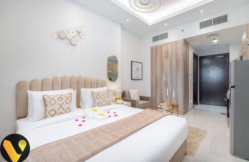 Dubai Sports City Apartment | Vogue | Hera Tower Sports City near First Avenue Mall