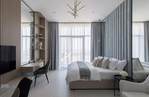 Discovery Gardens Apartment | Cozy studio at Westwood By IMTIAZ
