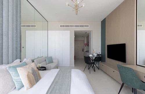 Discovery Gardens Apartment | Cozy studio at Westwood By IMTIAZ