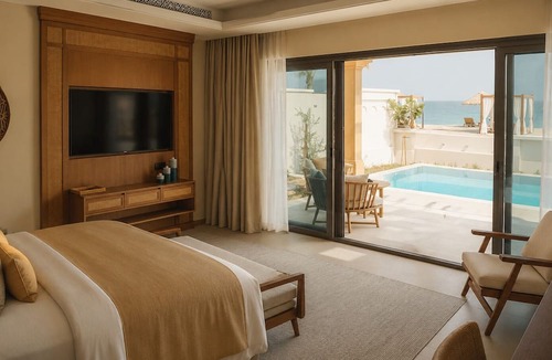Al Aqah Hotel | Naama Beach Villas & Spa