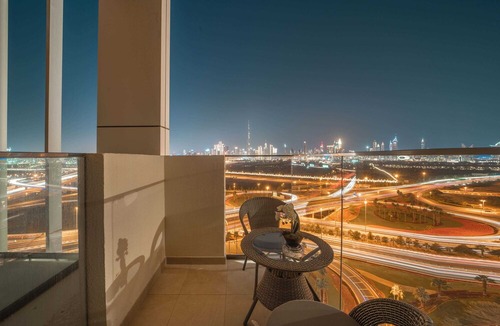 Jadaf Apartment | Contemporary 1BR w/Burj Khalifa Views in Al Jaddaf